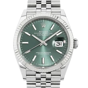 【2022年11月】ロレックス デイトジャスト 126234 ステンレススチール 36mm ミントグリーン 新品