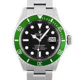 ロレックス サブマリーナーデイト 16610LV ブラック ステンレススチール 40mm