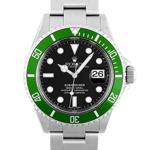 【2022年12月】ロレックス サブマリーナーデイト 16610LV ステンレススチール 40mm ブラック 未使用品