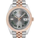 ロレックス デイトジャスト 126331 スレート ステンレススチール+エバーローズゴールド 41mm