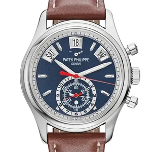 【2023年01月】パテックフィリップ コンプリケーションアニュアルカレンダー クロノグラフ 5960_01G-001 ホワイトゴールド 40.5mm ブルー 未使用品