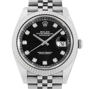 【2025年12月】ロレックス デイトジャスト 126334G ステンレススチール+ホワイトゴールド 41mm ブラック 新品