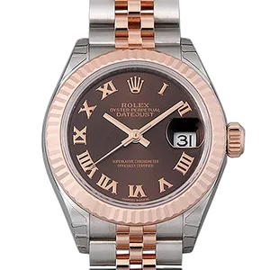 【2024年09月】ロレックス デイトジャスト 279171 ステンレススチール+エバーローズゴールド 28mm チョコレート 新品