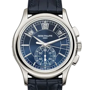【2023年09月】パテックフィリップ コンプリケーション 5905P-001 プラチナ 42mm ブルー 中古品