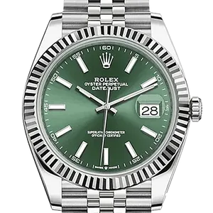 【2022年12月】ロレックス デイトジャスト 126334 ステンレススチール 41mm フルーテッドモチーフ ミントグリーン 未使用品