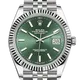 ロレックス デイトジャスト 126334 フルーテッドモチーフ ミントグリーン 41mm ステンレススチール+ホワイトゴールド