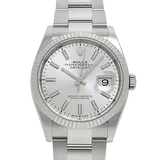 ロレックス デイトジャスト 126234 シルバー ホワイトゴールド 36mm