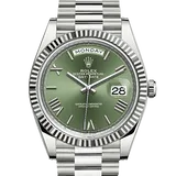 ロレックス デイデイト 228239 オリーブグリーン ホワイトゴールド 40mm