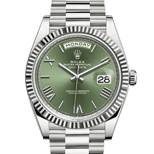 【2024年09月】ロレックス デイデイト 228239 ホワイトゴールド 40mm オリーブグリーン 新品