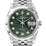 ロレックス デイトジャスト 126234 オリーブグリーン ステンレススチール 36mm