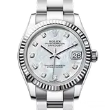 ロレックス デイトジャスト 278274NG ホワイトシェル ステンレススチール+ホワイトゴールド 31mm