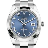 ロレックス デイトジャスト 126300 アズーロブルー ステンレススチール 41mm