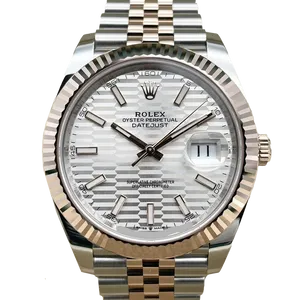 【2024年05月】ロレックス デイトジャスト 126331 ステンレススチール+エバーローズゴールド 41mm シルバー 新品