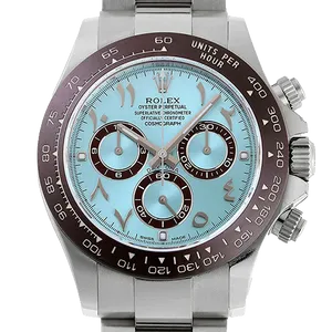 【2023年07月】ロレックス デイトナアラビアインデックス 116506 プラチナ 40mm アイスブルー 未使用品