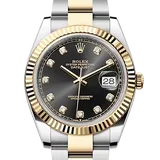 ロレックス デイトジャスト 126333G ブラック ステンレススチール+イエローゴールド 41mm