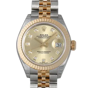 【2023年03月】ロレックス デイトジャスト 279173G ステンレススチール+イエローゴールド 28mm シャンパン 未使用品