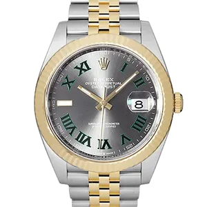 【2025年09月】ロレックス デイトジャスト 126333 ステンレススチール+イエローゴールド 41mm スレートローマン 未使用品