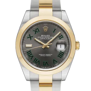 【2022年03月】ロレックス デイトジャスト 126303 ステンレススチール+イエローゴールド 41mm スレート 未使用品