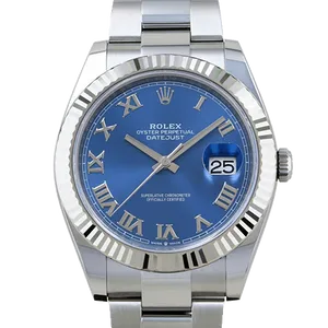 【2024年10月】ロレックス デイトジャスト 126334 ステンレススチール+ホワイトゴールド 41mm アズーロブルー 新品