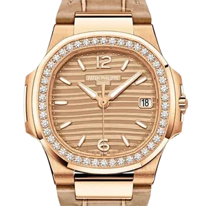 【2024年03月】パテックフィリップ ノーチラス 7010R-012 ローズゴールド 32mm ブラウン 中古品