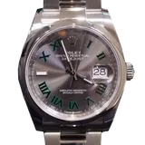 ロレックス デイトジャスト 126200 スレート ステンレススチール 36mm