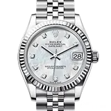 ロレックス デイトジャスト 278274NG ホワイトシェル ステンレススチール+ホワイトゴールド 31mm