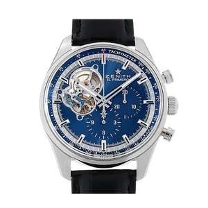 【2021年09月】ゼニス クロノマスター 03.20416.4061_51.C700 ステンレススチール 42mm ブルー 中古品