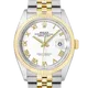 ロレックス デイトジャスト 126233 ホワイト 36mm ステンレススチール+イエローゴールド