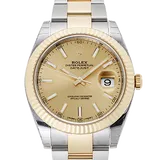 ロレックス デイトジャスト 126333 シャンパン ステンレススチール+イエローゴールド 41mm