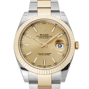 【2023年05月】ロレックス デイトジャスト 126333 ステンレススチール+イエローゴールド 41mm シャンパン 新品