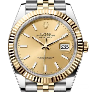 【2025年04月】ロレックス デイトジャスト 126333 ステンレススチール+イエローゴールド 41mm シャンパン 新品