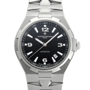 【2022年11月】ヴァシュロンコンスタンタン オーヴァーシーズ 47040_B01A-9094 ステンレススチール	 42mm ブラック 中古品