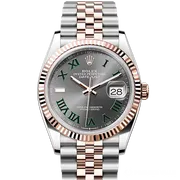 126231 スレートローマン ステンレススチール+エバーローズゴールド ジュビリーブレス 36mm