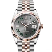 126231 スレートローマン ステンレススチール+エバーローズゴールド ジュビリーブレス 36mm
