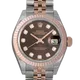 ロレックス デイトジャスト 279171G チョコレート 28mm ステンレススチール+エバーローズゴールド