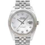 ロレックス デイトジャスト 126334NG ホワイトシェル ステンレススチール+ホワイトゴールド 41mm