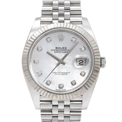 ロレックス デイトジャスト 126334NG ホワイトシェル 中古