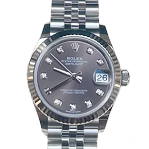 【2025年12月】ロレックス デイトジャスト 278274G ステンレススチール 31mm ダークグレー 新品