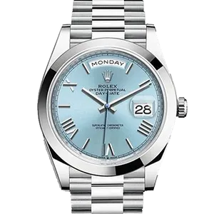 【2022年07月】ロレックス デイデイト 228206 プラチナ 40mm アイスブルー 未使用品