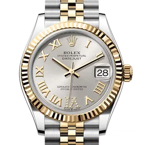 【2022年12月】ロレックス デイトジャスト 278273 ステンレススチール+イエローゴールド 31mm シルバー 中古品