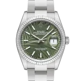 ロレックス デイトジャスト 126234 オリーブグリーン ステンレススチール 36mm