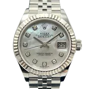 279174NG 10Pダイヤ ホワイトシェル ジュビリーブレス