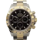 ロレックス デイトナ 116523 ブラック ステンレススチール+イエローゴールド 40mm