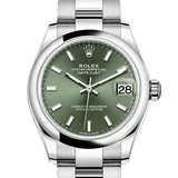 ロレックス デイトジャスト 278240 ミントグリーン ステンレススチール 31mm