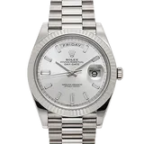 ロレックス デイデイト 228239A シルバー ホワイトゴールド 40mm