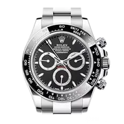 126500LN ブラック ステンレススチール オイスターブレス