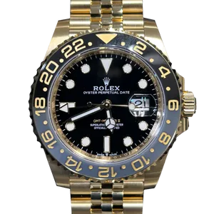 【2025年10月】ロレックス GMTマスター2 126718GRNR イエローゴールド 40mm ブラック 新品