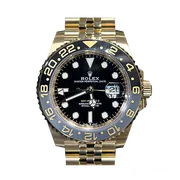 126718GRNR ブラック イエローゴールド ジュビリーブレス