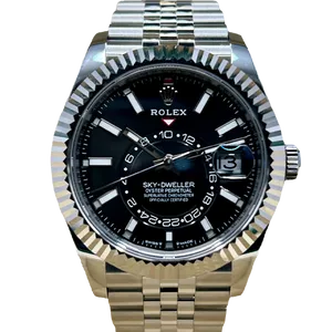 【2024年11月】ロレックス スカイドゥエラー 336934 ステンレススチール+ホワイトゴールド 42mm ブライトブラック 新品