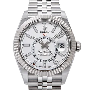 【2025年09月】ロレックス スカイドゥエラー 336934 ステンレススチール+ホワイトゴールド 42mm ホワイト 新品